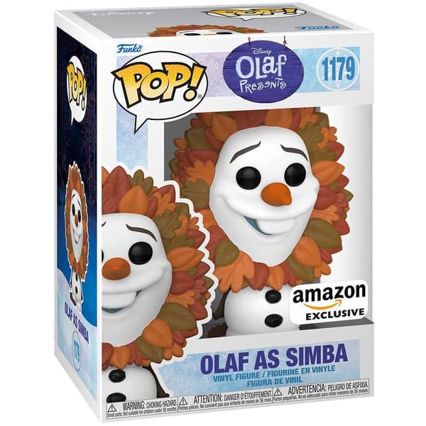 POP figur Disney Olaf præsenterer Olaf som Simba Eksklusiv