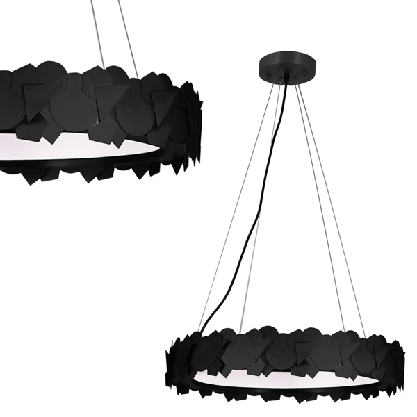 Hänglampa SOHO SVART 24W LED ML6157
