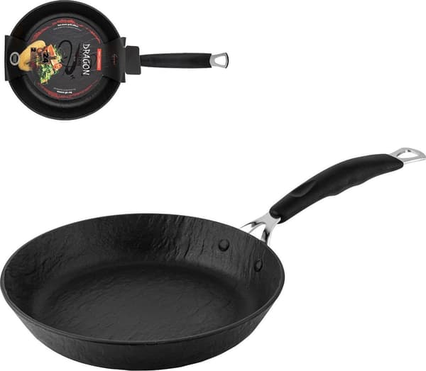DRAGON PAN 24 CM IND. (MUSTA, KIVIPINNOITE, MUSTA KAHVA)