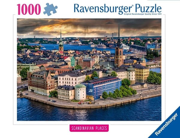 Puslespil 1000 Skandinavisk byudsigt