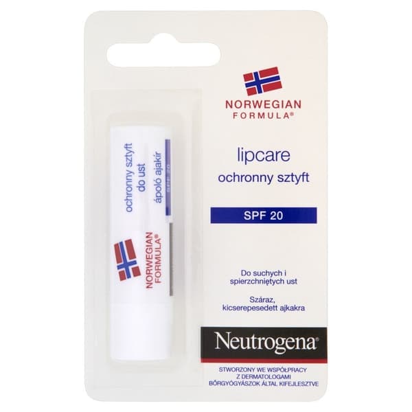 Neutrogena Formula Norwegian Protective Lip Stick Läppvård SPF 20 4.80g