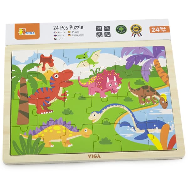 Viga Viga 51460 Underkategori Pussel 24 Bitar - Dinosaurier