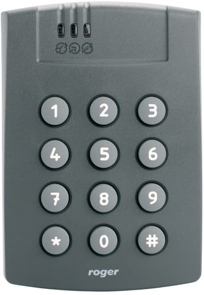 Extern systemåtkomstkontroller med tangentbord och huvud UNIQUE mörkgrå PR611-G