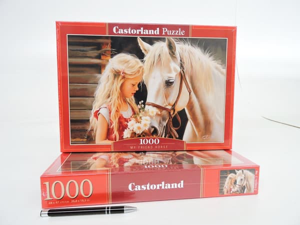 Puslespil 1000 Min Ven Hest CASTOR