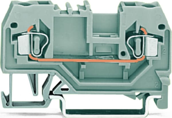2-johtiminen kiskoliitin 2,5mm2 musta 280-905