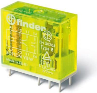 Finder sikkerhedssender 2P 8A 24V DC (50.12.9.024.1000)