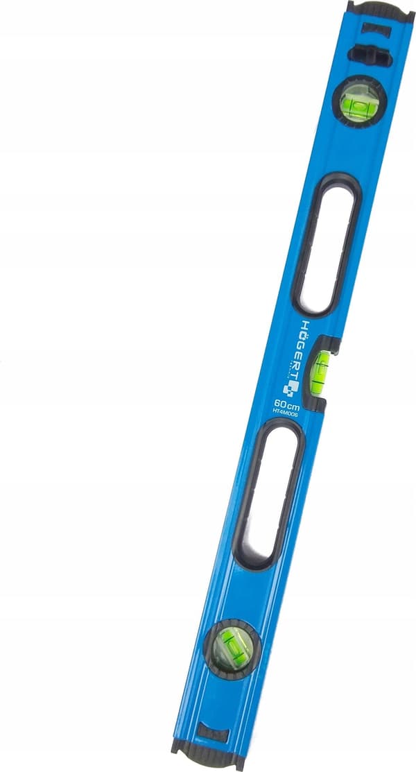 Högert Technik alumiinivaaka 100cm, 3 libelliä