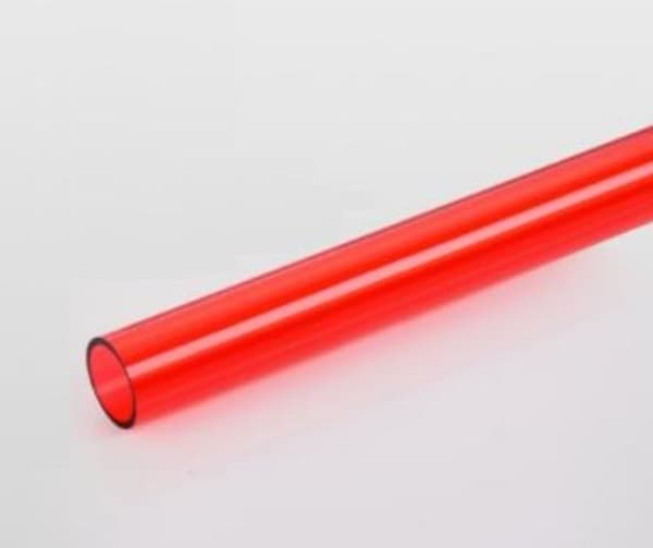 Bitspower Tube Crystal Link 12/10mm, Längd 1000mm - Röd