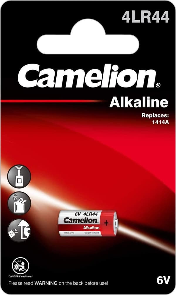 Batteri Camelion Plus Alkaline 6V 4LR44 (1 Stk.)