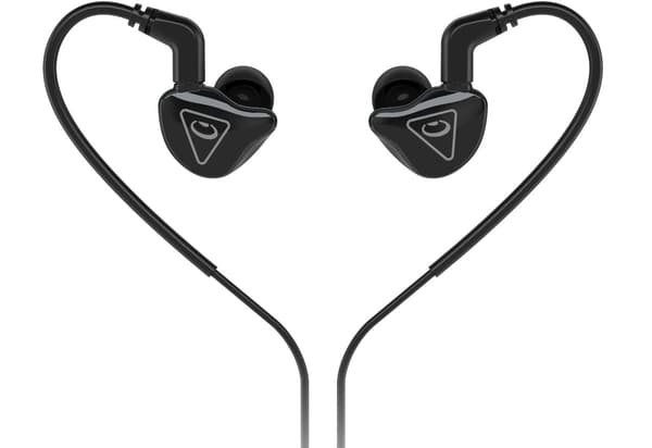 Behringer MO240 - Dobbelte hovedtelefoner med MMCX-stik - Sort
