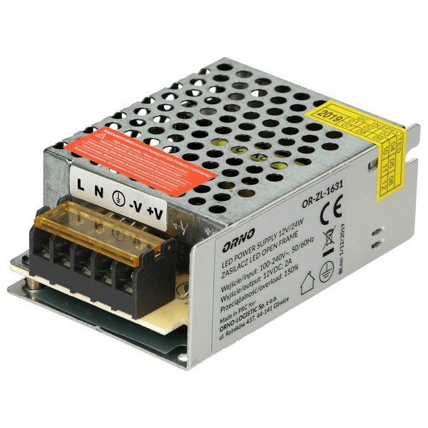 Open frame strømforsyning 12VDC 25W, IP20
