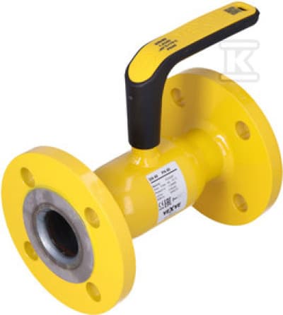 GAS KUGLEVENTIL DN40 PN40 FLANGE