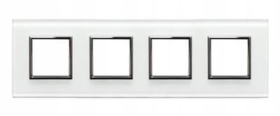 DANTE Fyrdubbel glasram vit 4502184