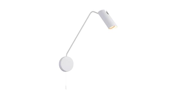 Futuro 1 valkoinen seinävalaisin tangolla b Light Prestige