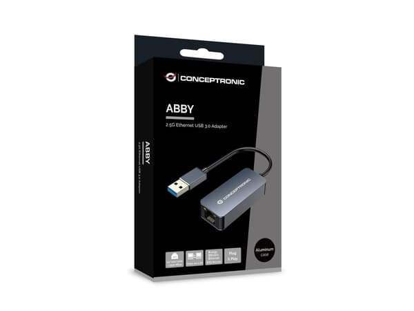 CONCEPTRONIC Adapter USB3.0-> RJ45 10/