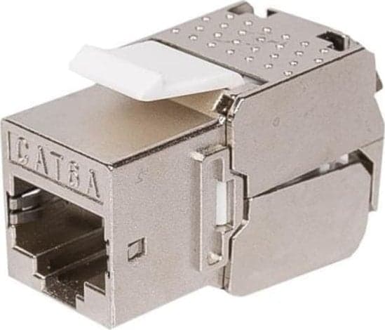RJ45-keystone-moduuli cat. 6A STP, työkaluton CCAS-K6A-STP