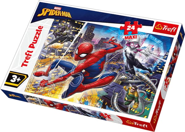 Trefl Puslespil 24 maxi Frygtløse Spider-Man