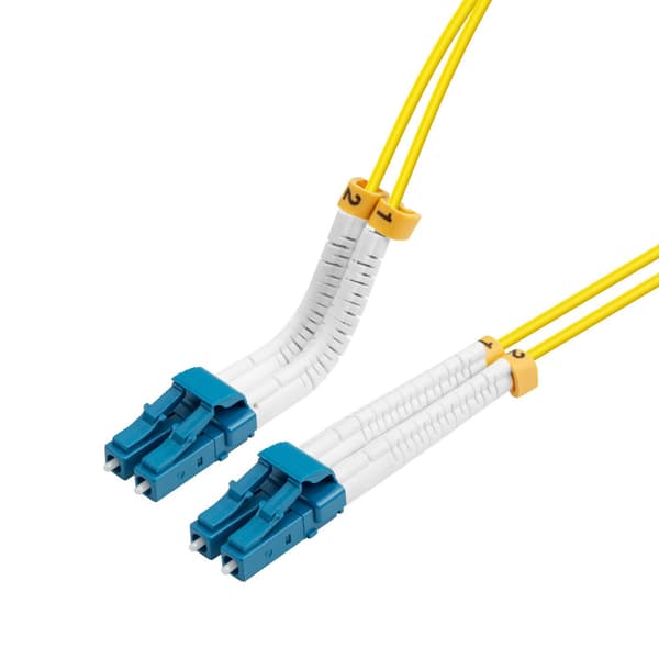 Lanview Böjbar LC-LC Singlemode Fiber Patchkabel Duplex 1m OS2 LSZH Fiber Patchkabel