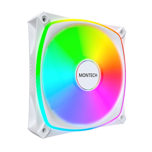 Montech RX120 Pro ARGB PWM Reverse White 120mm tuuletin