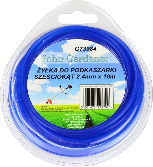 Trimmerline sekskant 2,4mmx10m (120)