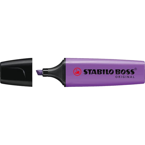 Överstrykningspenna STABILO BOSS ORIGINAL lila 70/55