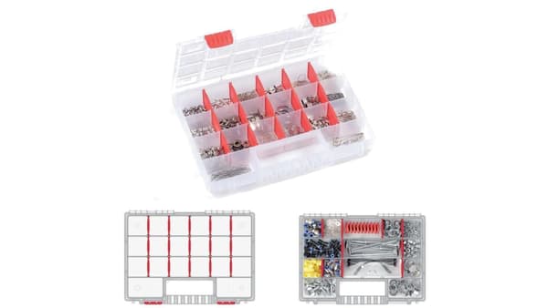 Organizer med rum til tilbehør 344x249x50mm Kistenberg NORT 35