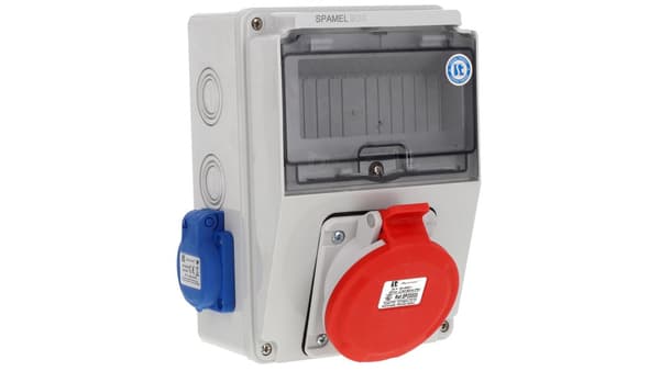 Kopplingsutrustning 5x32A 2x3x16A INA=32A IP54 SB-074605-S0060-54