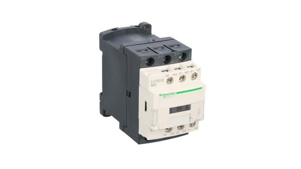 TeSys Deca Power Kontaktor 12A 3P 220V DC 1Z 1R LC1D12MD