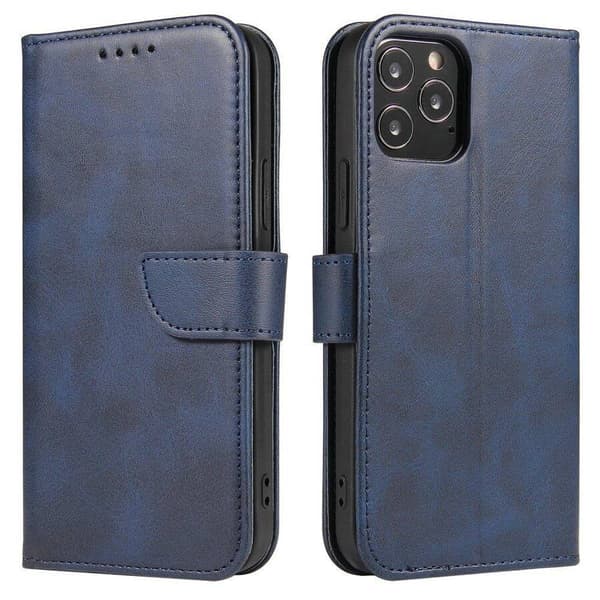 Magnetisk etui Elegant etui Flip Cover til Poco M4 Pro 5G Blå