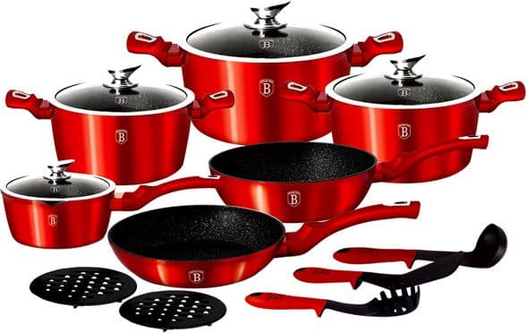 Berlinger Haus Metallic kattilasetti 15 osaa (BH/1226)