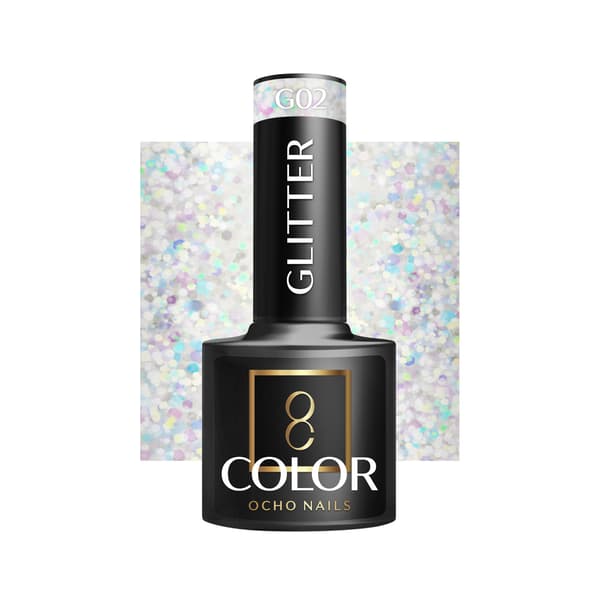 OCHO NAILS Glitter gel polish G02 -5 g
