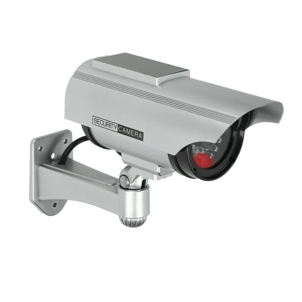Attrapp CCTV-övervakningskamera med solpanel
