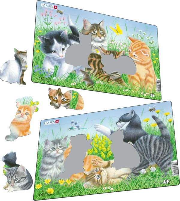 Pussel Söta Midi-kattungar