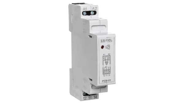 Zamel Solenoidrelæ 12V AC/DC 16A PEM-01/012 (EXT10000090)