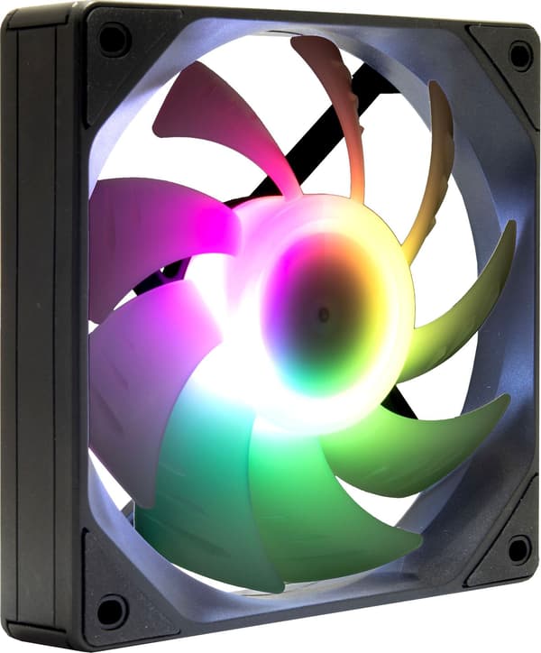 Inter-Tech 120*120*25 ARGUS ES-011 LED RGB-blæser