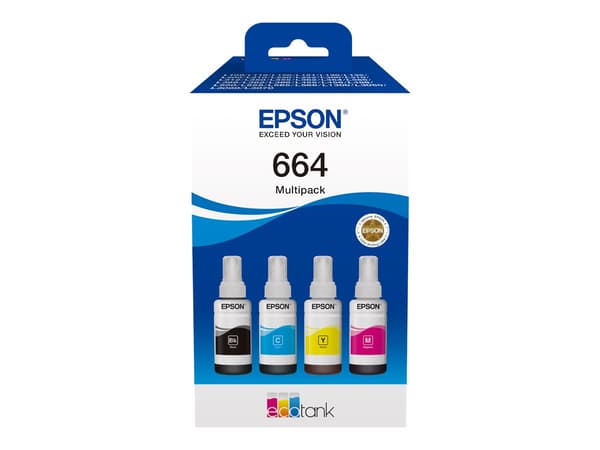Epson Bläck/664 EcoTank 4-färgs multipack