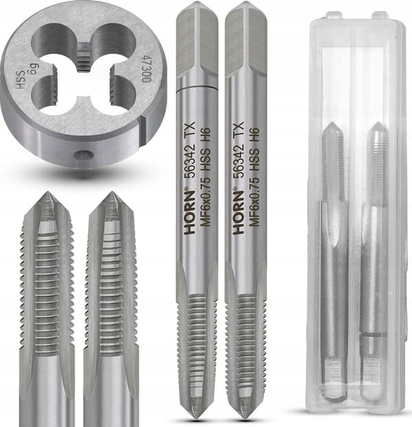 KIERREPORA M 6x0,75mm sarja 2kpl.