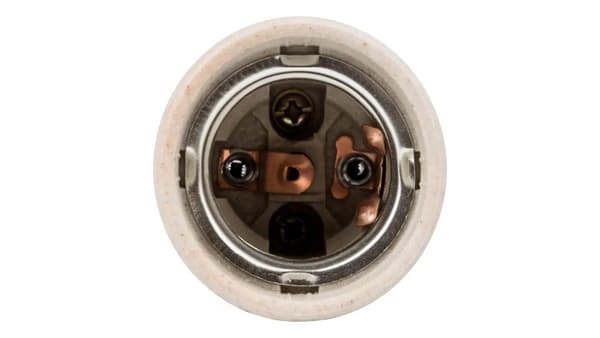 Kanlux Keramisk fatning E27 HLDR-E27-D 02162 1 stk (02162)