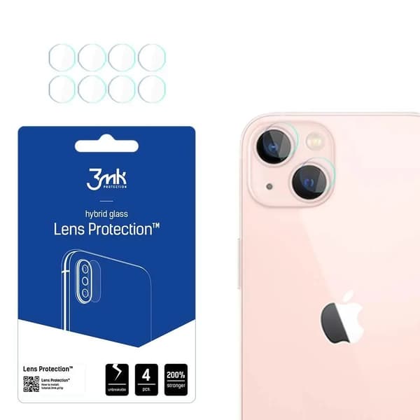 Kameraglas til iPhone 14 7H til objektiv fra 3mk Lens Protection-serien