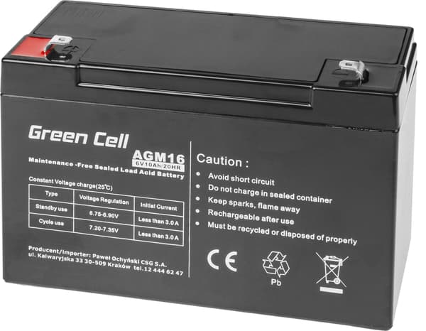 Green Cell - UPS-batteri - Sealed Lead