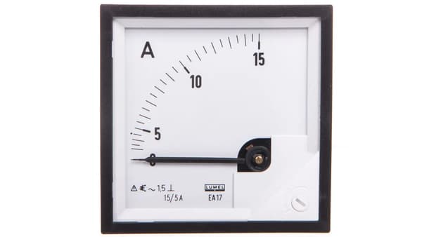 Lumel Analog Amperemeter 72x72mm 15/5A (EA17N E40800000000)