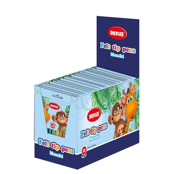 Flamaster KIDS 12 väriä Beniamin (113621)