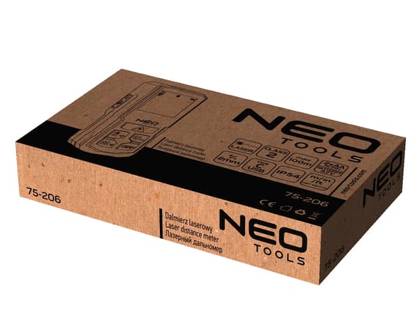 Laser afstandsmåler Neo 75-206