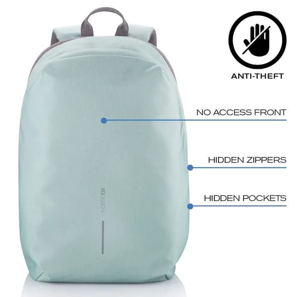 XD DESIGN STÖLDSÄKER RYGGSÄCK BOBBY SOFT GRÖN P/N: P705.797