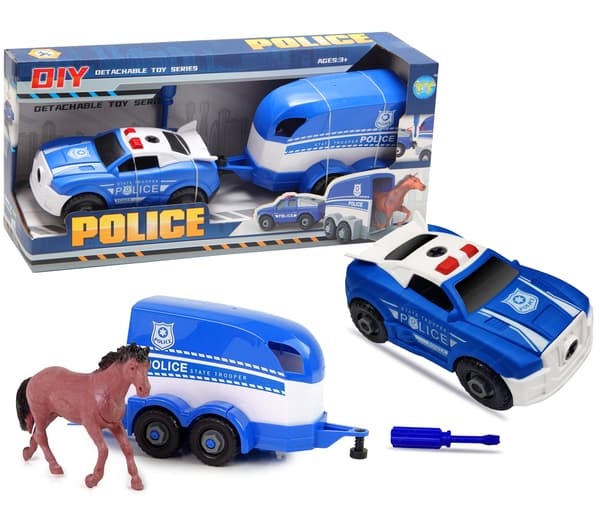 POLISBIL MED SLÄPVAGN