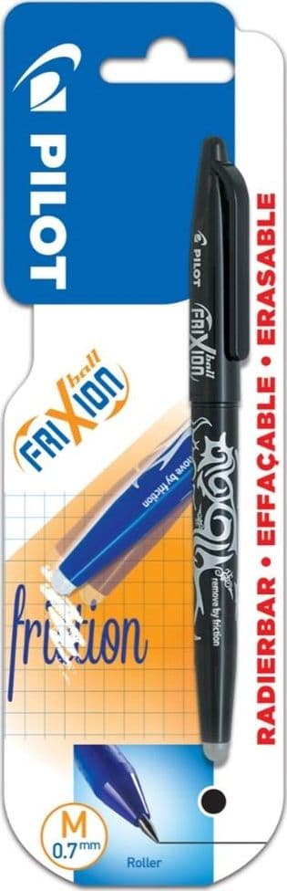 Kulspetspenna. FriXion svart 0.7 PILOT