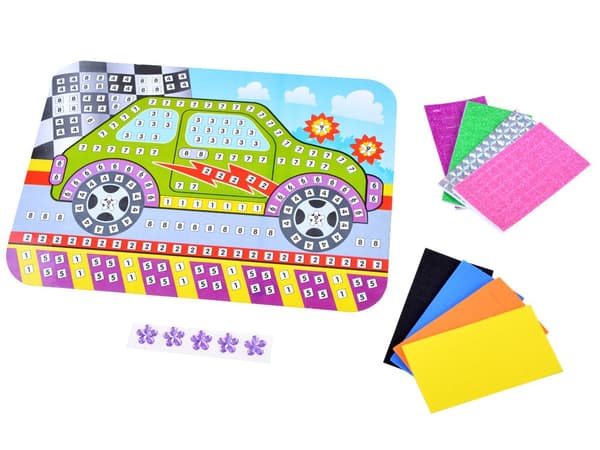 Mosaiikkileikkausarkki Autotarrat ZA3275