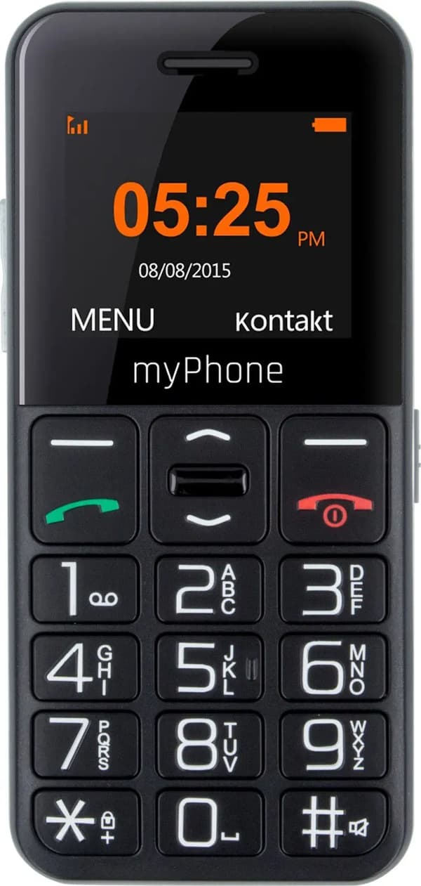 Mobiltelefon myPhone Halo Easy Svart/Silver