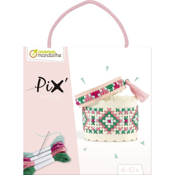 Armbånd broderisæt Pink