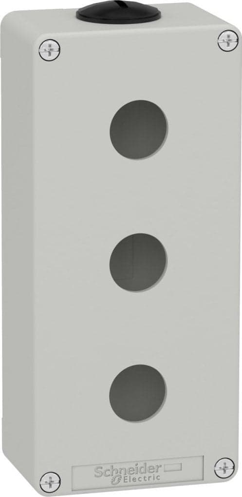 Harmony XAP -ohjauskasetin peitelevy, harmaa, 3 reikää XAPD3203